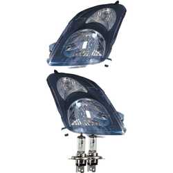 Scheinwerfer Set für SUZUKI SWIFT III MZ EZ 02.05- H4 inkl. OSRAM 1363985