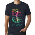 Herren Grafik T-Shirt Endloser Sommer in St Lucia – Endless Summer In St Lucia