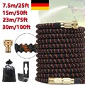 7.5-30m Flexibler Gartenschlauch dehnbarer Wasserschlauch Flexischlauch flexibel