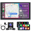 Apple CarPlay 7" AUTORADIO mit Navigation GPS Doppel 2 DIN WIFI Android 13 64GB