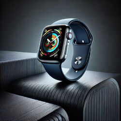 Apple Watch Series 9 45mm Aluminiumgehäuse mit Sportarmband - Mitternacht,...