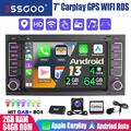 2+64G Android13 DAB+ Carplay Autoradio Für VW T5 Transporter Touareg GPS Kamera