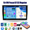 DAB+KAM 10" 1+32G Carplay Autoradio Android 14 Für VW Passat B7 GPS Navi Kam RDS