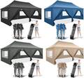 Pavillon 3x3m 3x6m Partyzelt Faltbar Anti-UV Pop up Gartenpavillon Gartenzelt DE