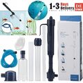 Profi Elektrische Aquarium Reiniger Staubsauger Fish Bodenreinigung Mulmsauger