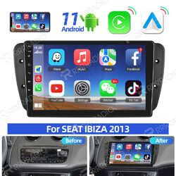 Für Seat Ibiza IV 6J 6P 2009-2013 Autoradio GPS Sat Navi WIFI Android 13 Carplay
