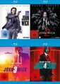 John Wick - Kapitel 1-4 - Uncut (Keanu Reeves)  im Set # 4-BLU-RAY-NEU