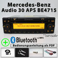 Original Mercedes Audio 30 APS BE4715 Bluetooth MP3 Becker Navigationssystem Set