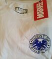 agent of shield T-Shirt weiß Größe XXL Kurzarm Rundhals Merchandise 