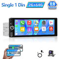 Kamera+ Single 1 Din Apple Carplay 6.86" Autoradio 64GB Android 13 GPS Navi WIFI