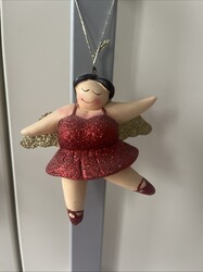 -BETTY ANGEL- Weibliche Dekofigur zum aufhängen Hängender Engel Betty ca. 8 cm