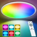 RGB LED Deckenleuchte Dimmbar Deckenlampe Wohnzimmer Mit App Fernbedienung DHL