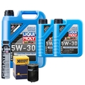 Motoröl 5W30 LIQUI MOLY Longtime Hightech 7L+HENGST Ölfilter +Cera Tec