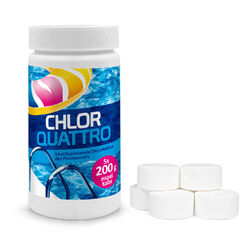 Chlortabletten für Pool 1-5 kg Multifunktion Tabs 3in1 Pflege für Schwimmbad