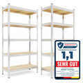 Kellerregal Lagerregal Steckregal 2er Set Schwerlastregal Regale Werkstattregal