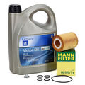 5L ORIGINAL 5W-30 dexos2 Motoröl + MANN Ölfilter für OPEL ASTRA ZAFIRA 1.7 CDTI