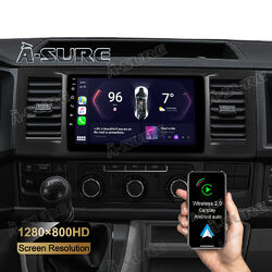 9" für VW Transporter VI Kasten Android 13 Autoradio GPS RDS Navi Carplay 2G+32G