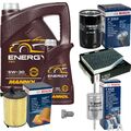 BOSCH inspektionspaket 6 L MANNOL 5W-30 Energy für VW Golf Plus 1.6 Touran