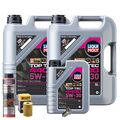 Motoröl 5W30 LIQUI MOLY 11L+HENGST Ölfilter+Ölschlammspülung+Ölablassschraube