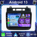 6+128GB Autoradio Für VW Touareg 2010-2018 Car Play Android 13 GPS Navi RDS DAB+
