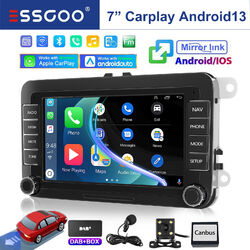 Android 13 Autoradio DAB+ Carplay GPS NAVI Kam Für VW GOLF 5 6 Passat B6 Polo 6R