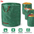 3x Gartensack Set Laubsack 272 Liter Rasensack Gartenabfallsack Gartentasche XXL