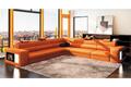 L-Form Modern Ecksofa Couch Polster Leder Design Sofa Garnitur Wohnlandschaft