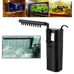 450L/h Aquarium Innenfilter Filtersystem Sauerstoffversorgung Aquariumpumpe 60L