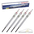 4x BOSCH GLÜHKERZE FÜR A1 A3 A4 A5 A6 Q3 Q5 SEAT LEON VW GOLF 6 T5 T6 TOURAN TDI