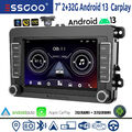 32G Android 13 Autoradio Carplay GPS Navi Kam Für VW Golf 5 6 Passat Polo Touran