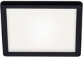 Briloner LED Panel Slim 19 cm, schwarz, utraflach  Deckenleuchte