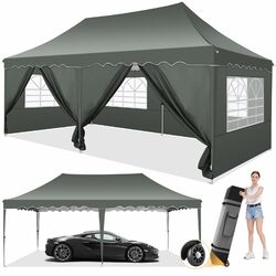 Pavillon 3x3m 3x4,5m 3x6m Gartenpavillon Gartenzelt Partyzelt Pavillion Faltbar