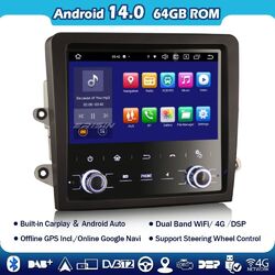 8-Kern Android 14 DAB+Autoradio GPS Navi CarPlay Porsche Cayman/Boxster/718/911