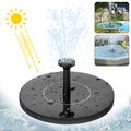 Springbrunnen Solarpumpe Teichpumpe Brunnen Fontäne Garten Wasserspiel Solar DE