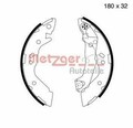 METZGER MG 736 Bremsbackensatz Trommelbremse Hinten für HYUNDAI ATOS (MX) 180mm
