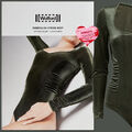 Wolford Esmeralda String Body • S • dark green ... gestreifter Samt, figurbetont