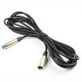 6m Mikrofonkabel 3 pol Schwarz XLR male auf XLR female DMX Mikrofon Kabel PACCS