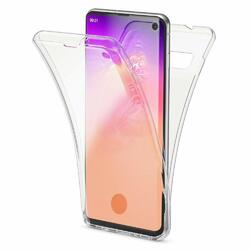 360° Hülle für Samsung Galaxy S10 / Plus / S10e Silikon Schutzhülle Transparent