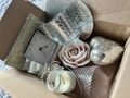 Deko Dekorations Paket Silber / Rosa / Gold  wohnen Einrichtung 