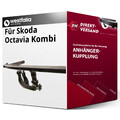Für Octavia Kombi IV NX5 / PV5 (Westfalia) Anhängerkupplung vertikal abnehmbar