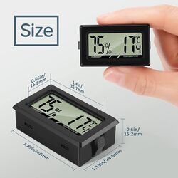 Thermometer-Hygrometer Digital Temperatur Mini Luftfeuchtigkeitsmesser Raumklima