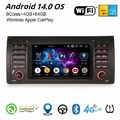 4GB+64GB 8 Kern Android 13 DAB+ Autoradio BMW X5 E53 Navi Carplay 4G DSP Wifi BT