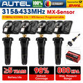 4* Autel Reifendrucksensor RDKS TPMS 433MHZ 315Mhz 2 in 1 MX-Sensor Rubber DHL