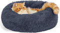 BEDSURE Hundebett Waschbar Flauschiges Katzenbett - Ø 50 Cm Donut Kissen, Katzen