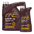 5 (4+1) Liter MANNOL 75W-80 MTF-4 API GL-4/ GL4/ Getriebeöl/ Schaltgetriebeöl