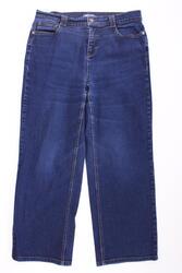 DAY.LIKE Straight Jeans Regular Jeans für Damen Gr. 44, XL blau aus Baumwolle