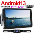 Pumpkin 10.1" Android 13 Autoradio 2 DIN GPS Navi DAB 4GB 64GB USB OBD BT+Kamera