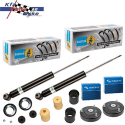 2x BILSTEIN STOSSDÄMPFER MIT SACHS DOMLAGER + SCHUTZKAPPEN HINTEN FÜR BMW 5 E39