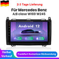 Carplay 2+32G 9" Android12 Autoradio Für Benz A/B Klasse W169 W245 W639 GPS NAVI