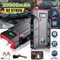 99900mAh Auto KFZ Starthilfe Jump Starter 2000A Booster Powerbank Ladegerät DHL